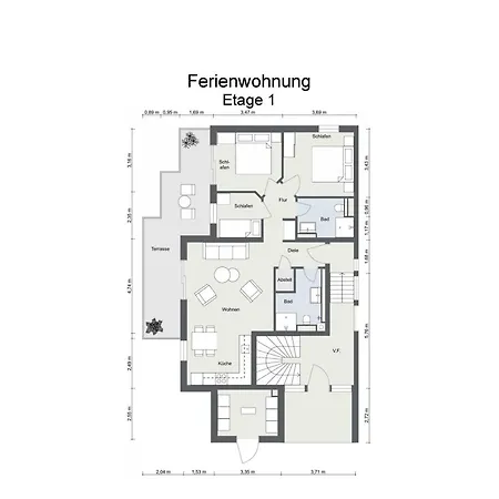 Anni - Whg 3 Mit Terrasse Goehren (Ruegen)